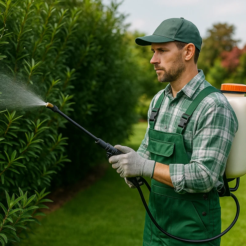 Manual spraying
