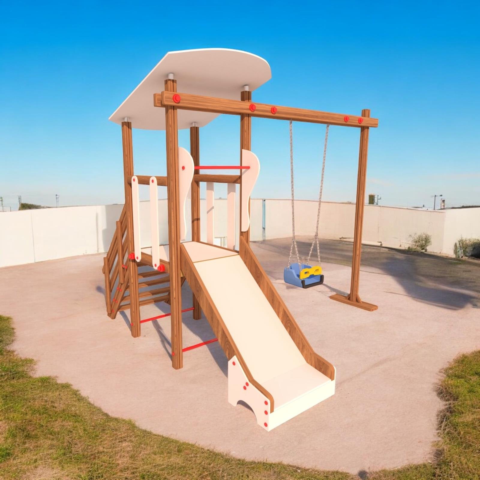 Wooden children's park